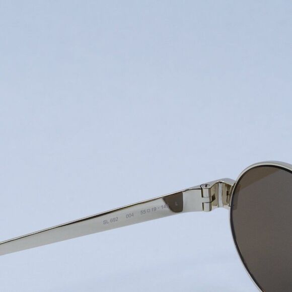 ?️ New Saint Laurent SL692 004 Sunglasses -Gold Frame, Brown Lenses main image 5